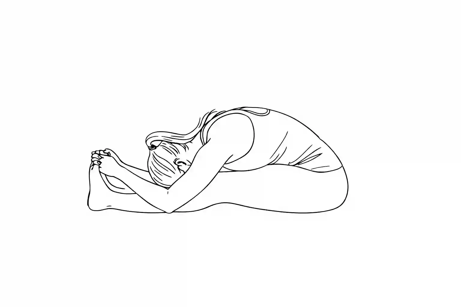 Seated Forward Bend Pose