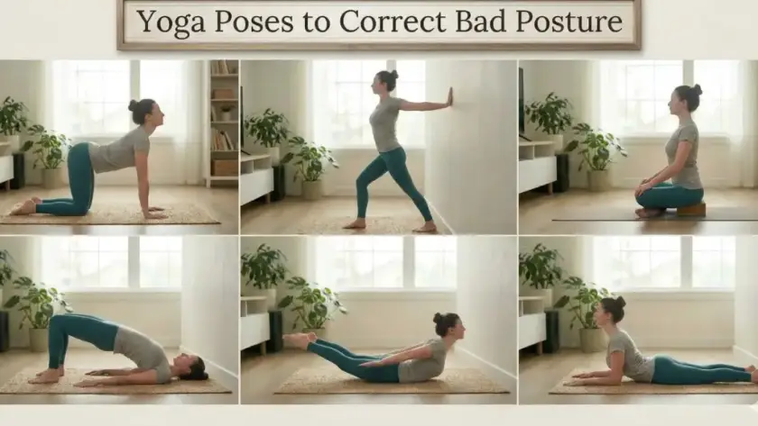 Yoga poses to correct bad posture