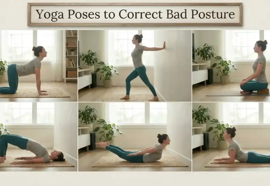 Yoga poses to correct bad posture